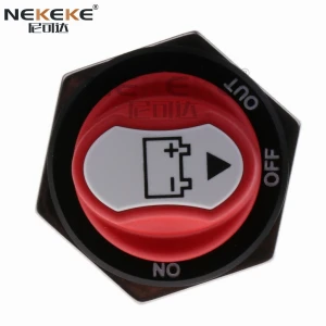 NEKEKE Car Marine Boat 200A Battery Selector Isolator Disconnect Cut On-Off Kill Switch