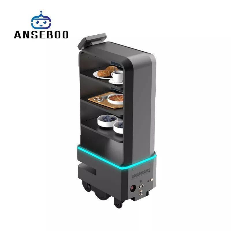 Buy Food Serving Restaurant Hotel Intelligent Waiter Robot Delivery ...