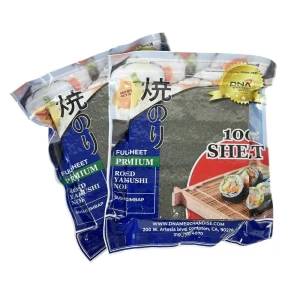 Premium Roasted Seaweed Gim Sushi Nori Full Sheet (20 Pack)/ Premium Roasted Seaweed Gim Sushi Nori Half Cut (40 Pack)