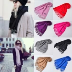 NEW Couple Scraf Winter Scarf Cashmere Women Long Scarf Wrap Shawl Solid Knit Warm Scarves Pashmina