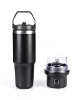 Personal Portable Blender, USB‑C Rechargeable Mini Blender for Shakes & Smoothies, BPA‑Free Cordless Small Blender Cup