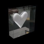 Custom clear acrylic mirror display box