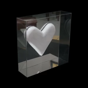 Custom clear acrylic mirror display box