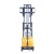 Import 1 ton 2ton 1.5 ton 1.6m 2m 3m Straddle Hydraulic Hand Lift Manual hand Stacker forklift with Adjustable fork from China