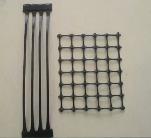 10-200kN/m High Tensile Strength Black Polyester Biaxial PET Geogrid