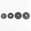 10 Pack 1/2 inch DN15 Black Cast Iron Floor Flange with Threaded Hole for Industrial Pipe , Furniture and DIY Decor