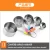 Import 10 sets of silicone handle kitchen baking measuring cups and spoons stainless steel cookware from China