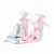 Import 100% cotton baby comfort plush bear infant soft linen doudou bib gift from China