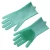 Import 100% Food Grade Silicone Rubber Heat Resistant Brush gloves Silicone Oven Kitchen Cleaning Gloves from China