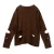 Import 100% Sexy Women Loose pullover knitwear Broken Hole Cashmere Sweater from China