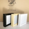 10*10" High quality white color solid shadow box frame
