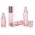 Import 10ml Pink Glass Essential Oil Use Roll On Bottle With Roller Ball and Rose Gold Cap from China