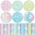 Import 10pcs/set star and horse series iridescent fine glitter synthetic leather fabric for children bows and earring diy making from China