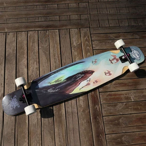 118*25cm Long Board type and PU material long board wheels 70*50mm outdoor sport longboard skate board