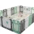 Import 12+1+1 Cheap Custom IndoorEco-friendly  Kids Quality Baby Playpen Plastic Fence from China