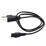 1.2M copper-clad aluminum American-style power cord U.S. 3 plug flat extension cord
