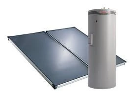 150 liter Spare Parts Compact Pressurized Copper Pipe Flat solar Water Heater