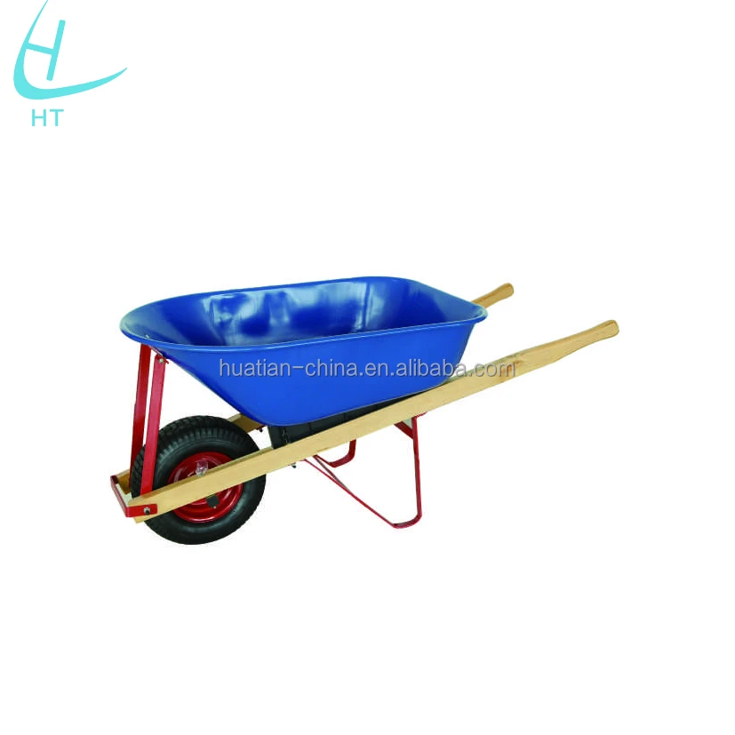 150KG wooden handle wheel barrow,steel tray wheelbarrow from professional factory