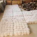 15cm natural color real raccoon fur pom pom Raccoon hair ball