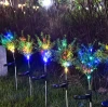 15Led Solar Lamp Lawn Christmas Tree Light, Waterproof Solar Lawn Lamp Spike Lights for Yard,Park Community Decorative Lighting