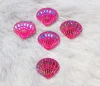 15x18mm shell shape resin beads glue on garment and sewing on shoes decoration