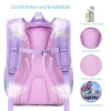 16 Inches Primary Waterproof School Bags Girl Kids Backpack backpack New Purple Fish Tail Portability School Bags For Girls