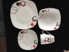16 PCS Porcelain Dinner Set with Black Printing for BS140623A