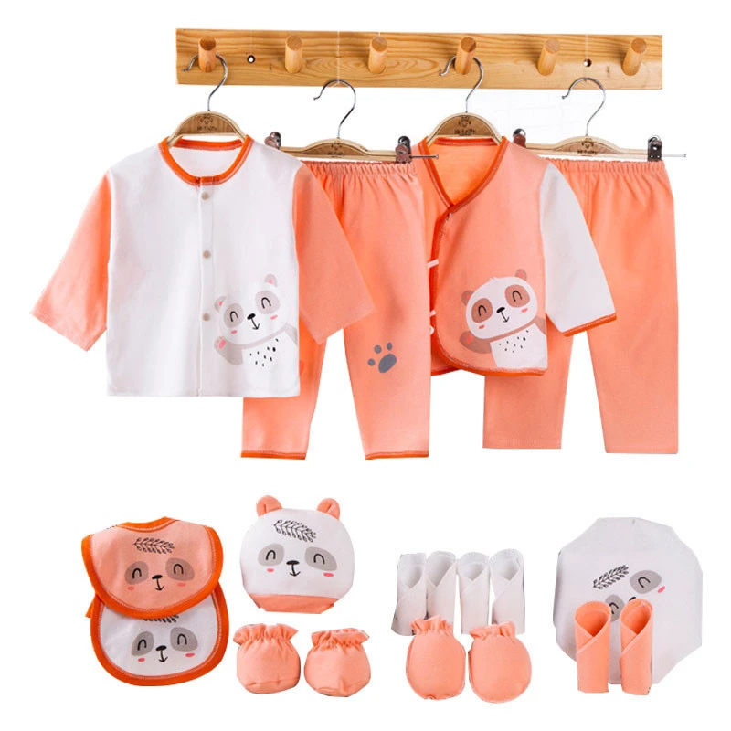 18 Pcs/Set Cotton Newborn Clothes Baby Clothing Set Infant Outfit Toddler Suit Baby Girls Boys Clothes Set New Born Gifts