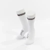 181036sk-Custom Outdoor Flat Cotton Stripe Athletic Men Wholesale Socks