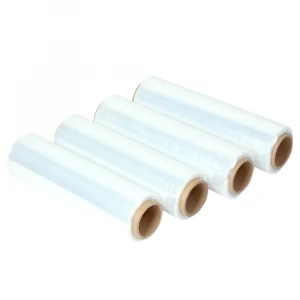 18x1500x80 gauge polyethylene stretch film Pallet Shrink Wrap Film 4 rolls per case