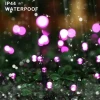 200led Halloween Decorative Mini Lights Green Wire Fairy Starry String Plug in, 8 Lighting Modes, Decoration (Purple)