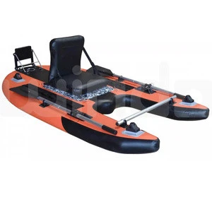200x104x15cm Drop stitch fishermen single person belly boat kayak watercraft inflatable float tube fishing craft