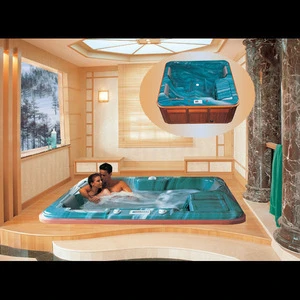 2015 hot selling High quality Acrylic whirlpool tub outdoor spa massage bathtub