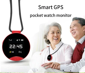 2018 hot sal SOS  Global  GPS monitor phone GSM quad-band two-way calling Global  phone   smart pocket watch for  elder kids