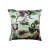 Import 2018 italian latest design home decorative velvet digital print floral bird cushion cover from China