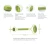 Import 2018 New Arrival Beauty Product Stainless Steel  Jade Roller Massager Rose Quartz Massager Stone Facial Roller from China