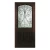 Import 2018 new design 6 panel Oak fiberglass interior door for bathroom from China
