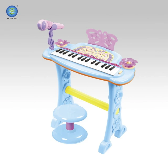 2019 Baby musical instrument toy keyboard electronic organ with microphone