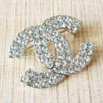 2019 High fashion crystal small channel brooch