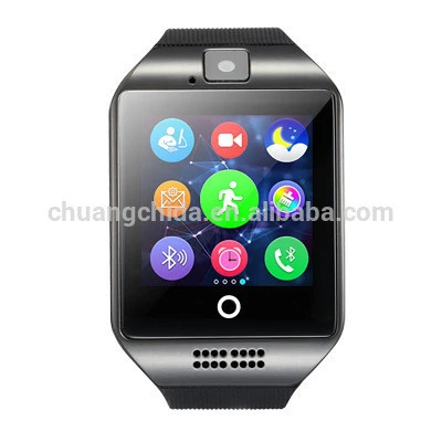 2019 Q18 touch screen gps smart watch with carma best gift for kids also sell A1,dz08,gt08 ,Y1 Watch