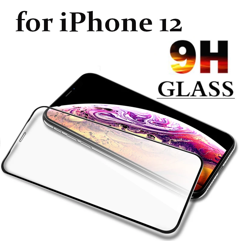 2020 Full Glued Screen Protector For iPhone 12 Tempered Glass Full Cover for iPhone 12 pro max screen protector