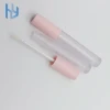 2020 Latest products clear/frost Pink cosmetic refilling bottle empty lip gloss tube, lip gloss container