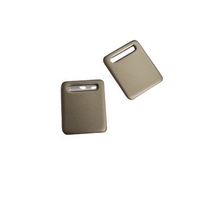 2020  metal label Notepad accessories square logo matt silver Bookmarks Clip brand logo Garment Labels Wholesale Bag Accessories