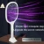 Import 2021 New  Arrival Recharging USB Electric Mosquito Swatter 2 in 1 Mosquito Killer Lamp from China