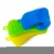 Import 2021 New Listing Rectangle Kitchen Cleaning Brush 100% Silicone Sponge Dish Scrubber Kitchen Brush from China