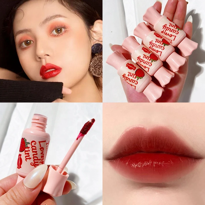 2021 Novel Lovely Lip Glaze Lasting Moisturizing Non-fading Candy Liquid Lip Gloss