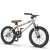 Import 2022 14-Inch Aluminum Alloy BMX Bike with Disc Brake System Cool Stunt Walkway Kids Teenagers Cool Small Bicycle Street Riding from China