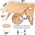 Import 2022 New Product outdoor table picnic wine table, foldable bamboo wine table from China