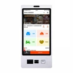 24inch payment kiosk self ordering kiosk in restaurant cash pos order number wall-mounting information kiosk