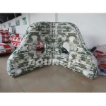 2mL*2mW*1.8mH Inflatable Paintball Wall For Shooting Games